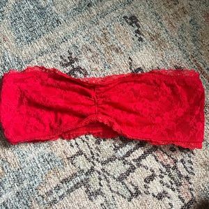 Garage Lace Bandeau Top